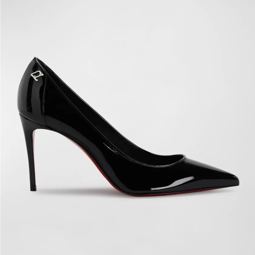 Christian Louboutin Sporty Kate 85mm Patent Soft Lining Red Sole Pumps